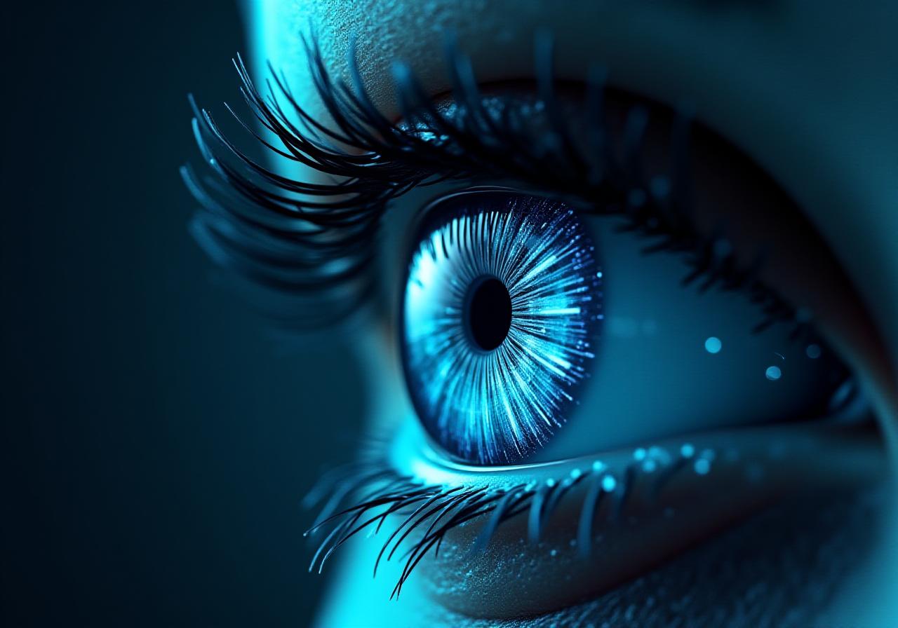 Conceptual visualization of neural networks merging with biological patterns